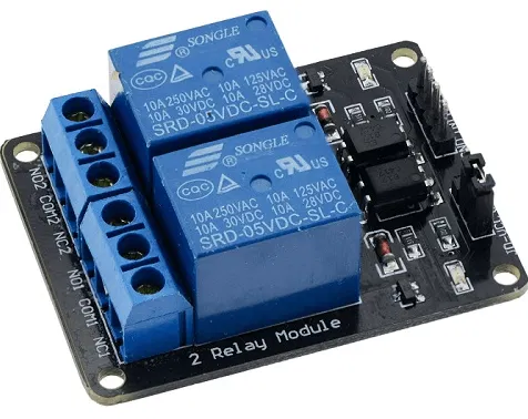 Relay Module for Ardunio (2 Channels - 5V)