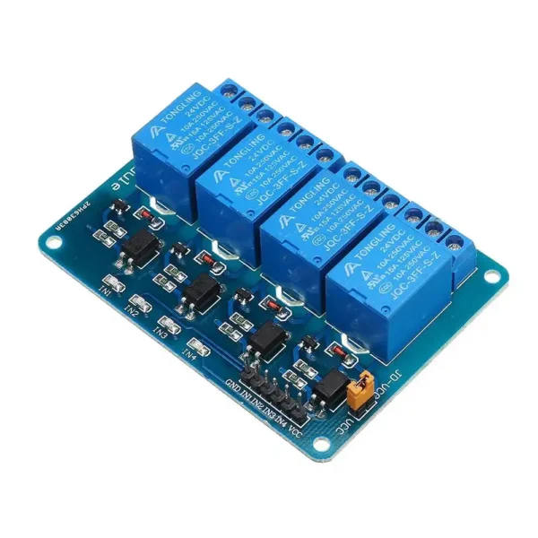 Relay Module 24V (4 Channels) – AT Electronics