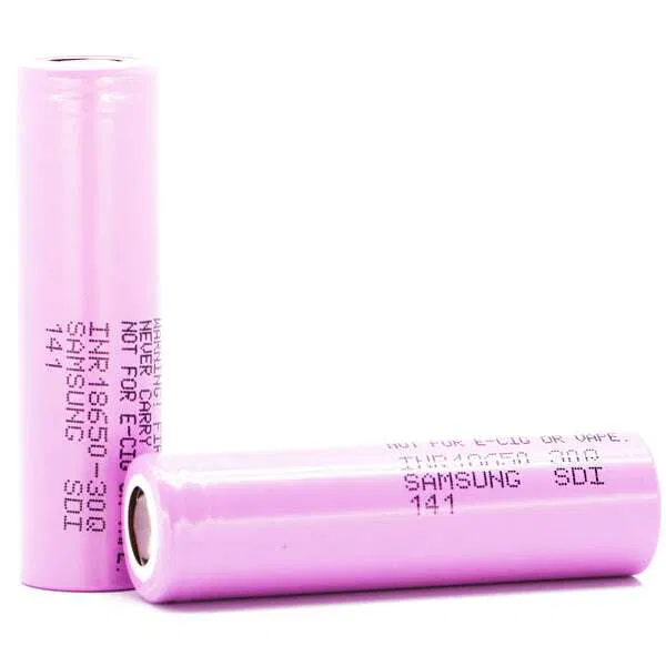 Rechargeable Li-ion Samsung Battery High Drain INR 18650-30Q 3000mAh 3.6V 15A ( New)