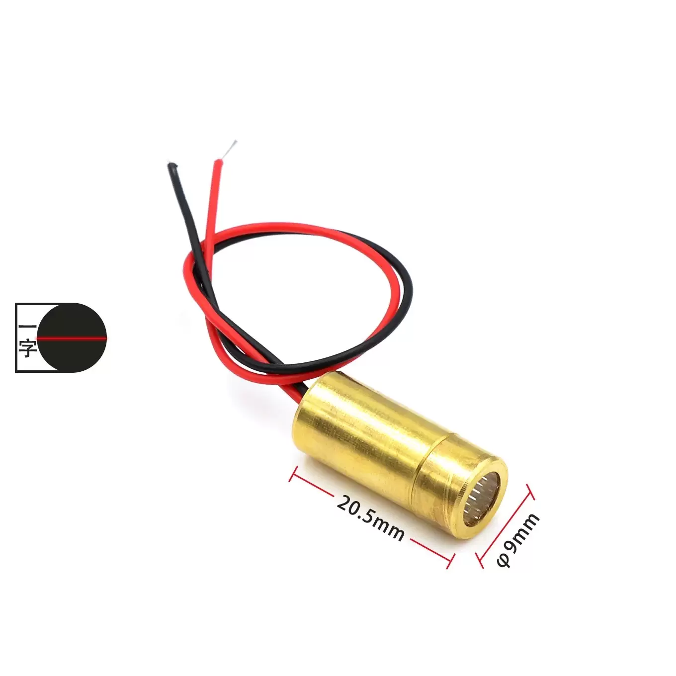 Laser Line RYS920 3-3.3V 650nm 9mm - Image 2