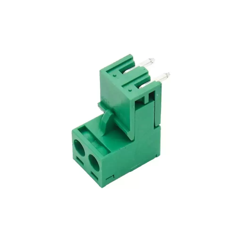 Pluggable Terminal Block 2 Pin 5.08mm Pitch KF2EDGR-5.08-2P (Right Angle Pin) - Image 2
