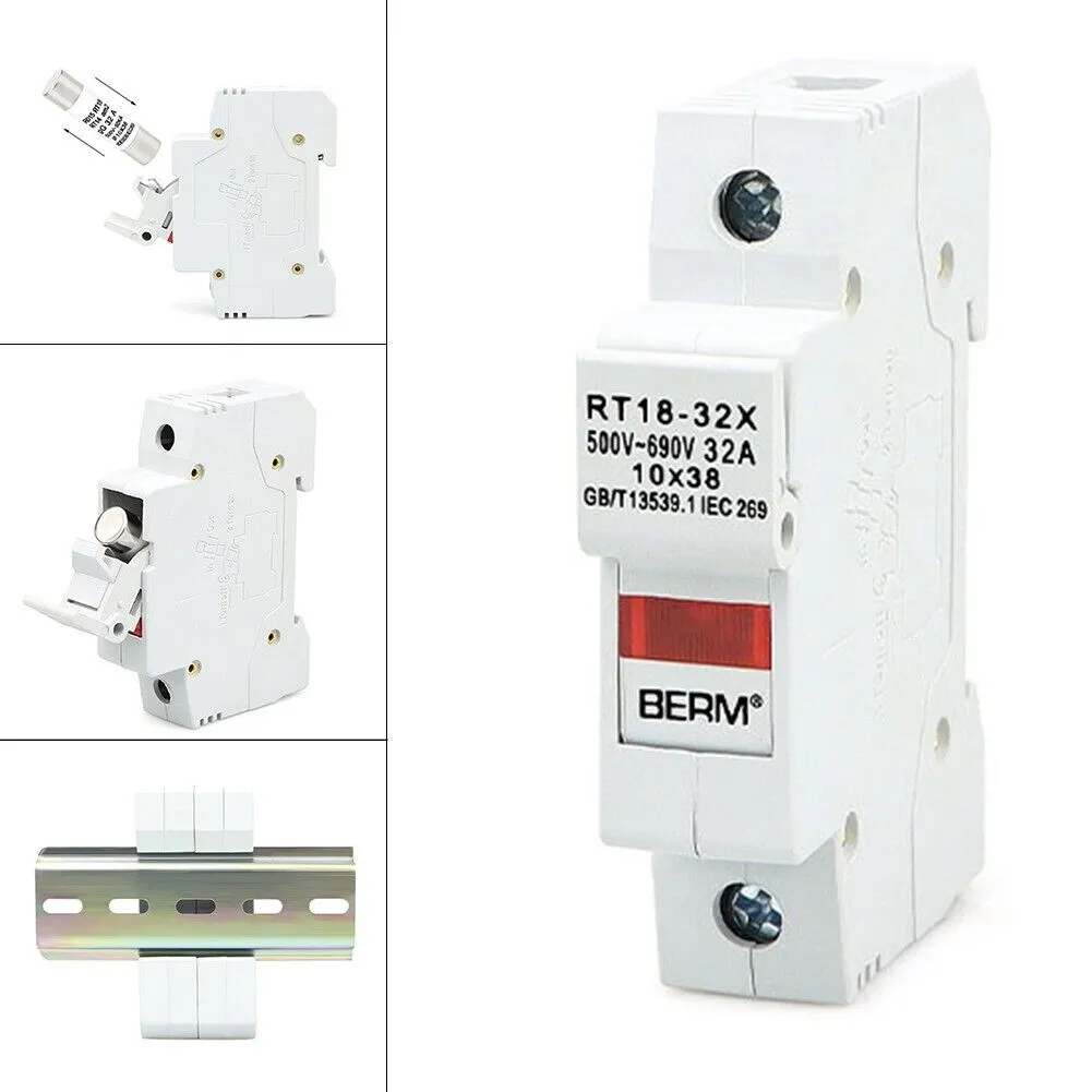 Fuse Holders 500V~32A 10×38 RT18-32X